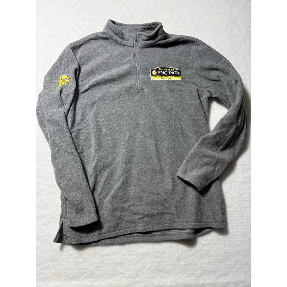 PITTSBURGH PIRATES PNC PARK 20TH SEASON QUARTER ZIP PULLOVER FLEECE -ADULT XL